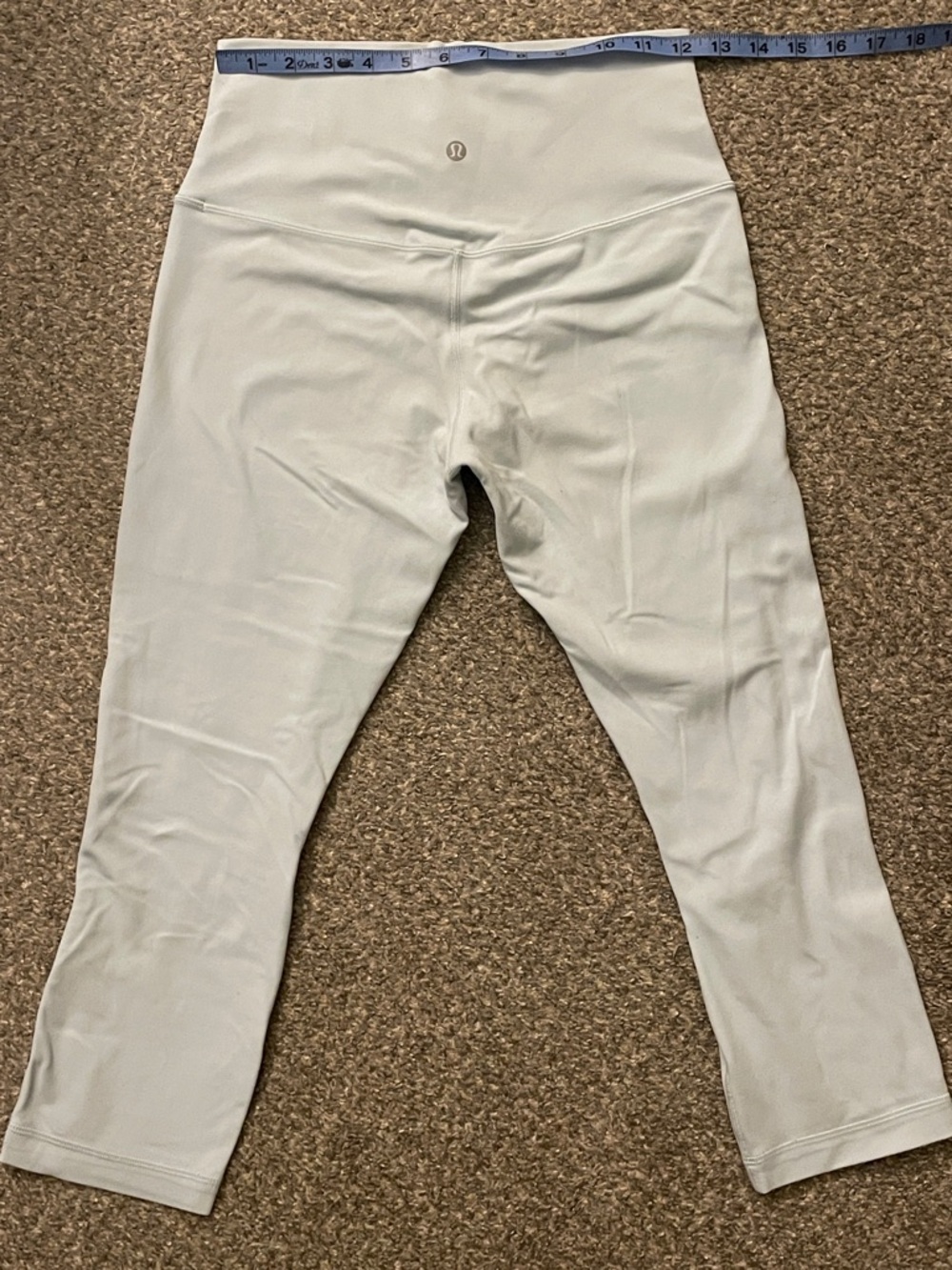 Lululemon Align Light Blue High-Rise Cropped Leggings
